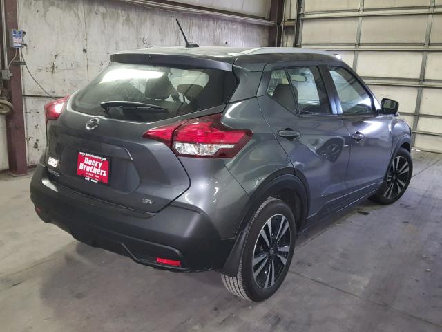 3N1CP5CU7JL500653 - 2018 NISSAN KICKS S CHARCOAL photo 4