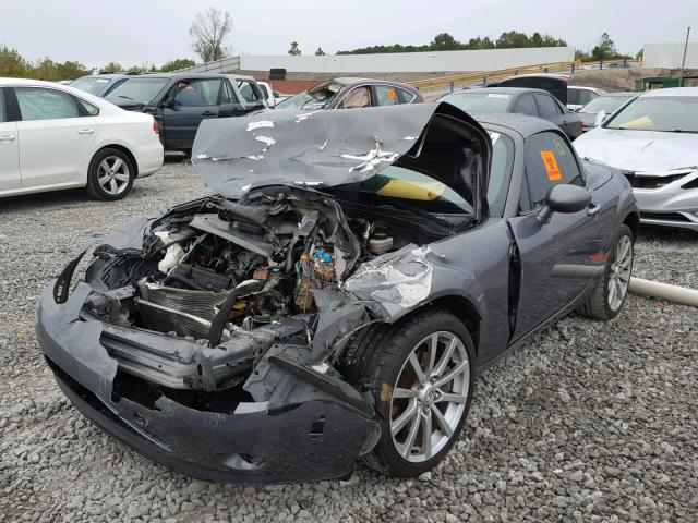 JM1NC26F970126081 - 2007 MAZDA MX-5 MIATA GRAY photo 2