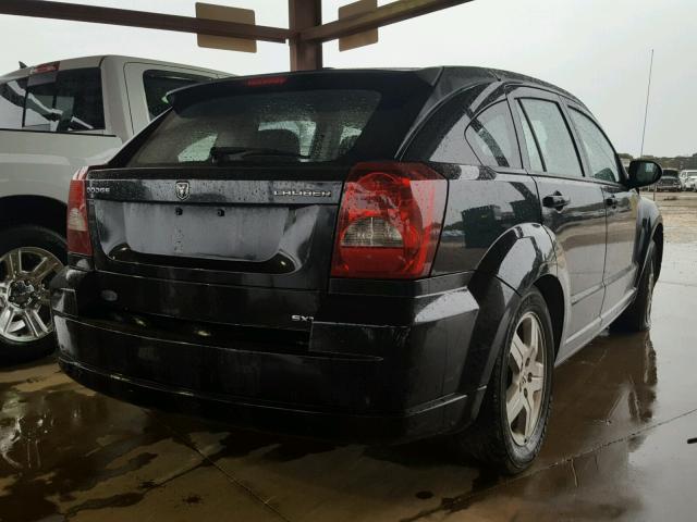 1B3HB48A39D160771 - 2009 DODGE CALIBER SX BLACK photo 4