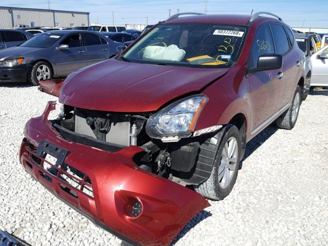 JN8AS5MT4FW674274 - 2015 NISSAN ROGUE SELE RED photo 2