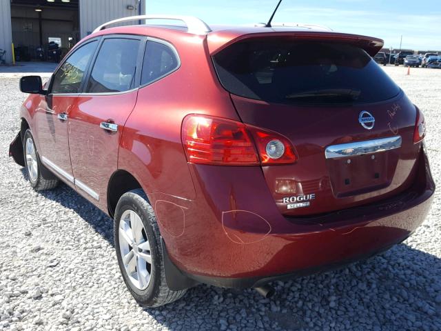 JN8AS5MT4FW674274 - 2015 NISSAN ROGUE SELE RED photo 3