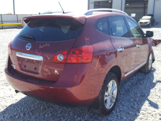 JN8AS5MT4FW674274 - 2015 NISSAN ROGUE SELE RED photo 4