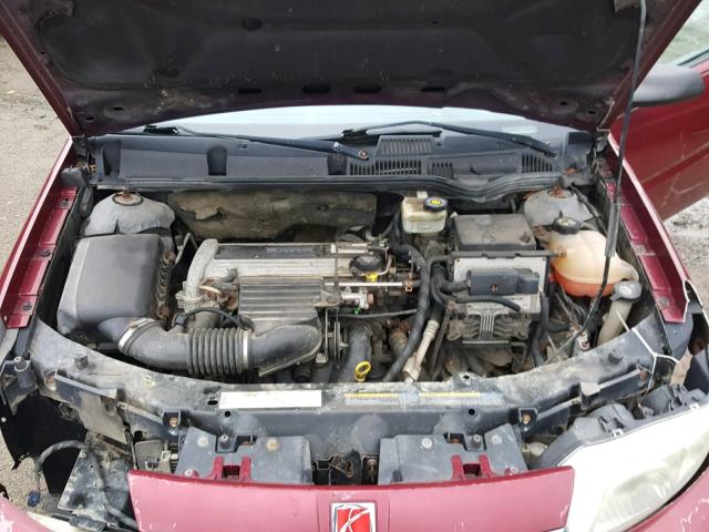 1G8AG52F64Z171488 - 2004 SATURN ION LEVEL RED photo 7