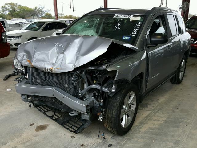 1C4NJCBAXGD612137 - 2016 JEEP COMPASS SP SILVER photo 2