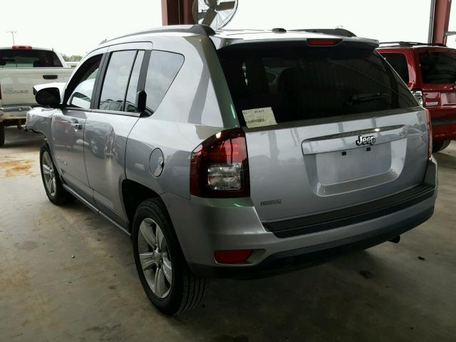 1C4NJCBAXGD612137 - 2016 JEEP COMPASS SP SILVER photo 3