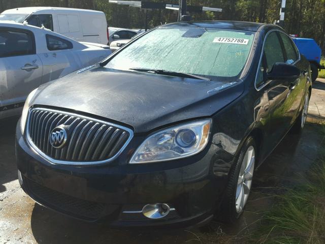 1G4PP5SK1C4215482 - 2012 BUICK VERANO BLACK photo 2