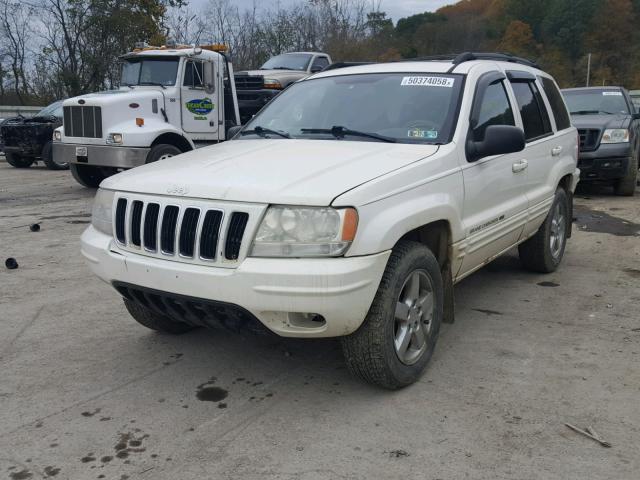 1J4GW58N03C530086 - 2003 JEEP GRAND CHER WHITE photo 2