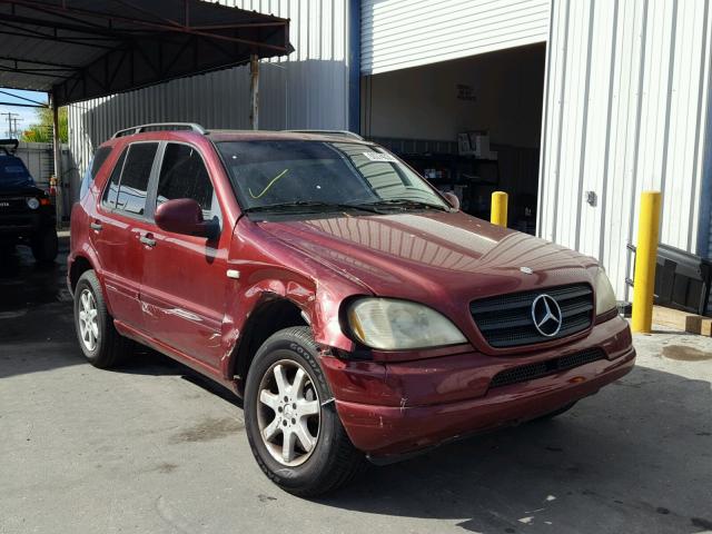 4JGAB72E6YA211088 - 2000 MERCEDES-BENZ ML 430 RED photo 1