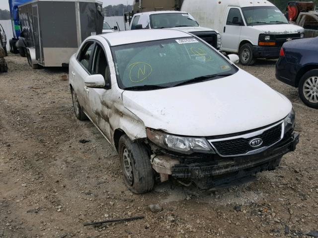 KNAFU4A24D5727539 - 2013 KIA FORTE EX WHITE photo 1