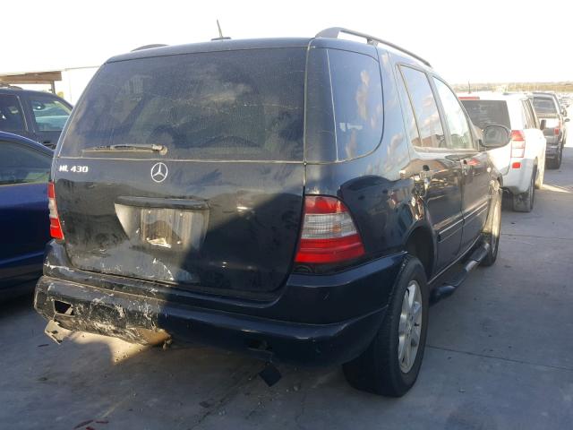 4JGAB72E4YA168760 - 2000 MERCEDES-BENZ ML 430 BLACK photo 4