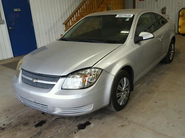 1G1AL15F877345415 - 2007 CHEVROLET COBALT LT SILVER photo 2