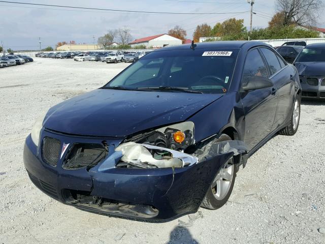 1G2ZH57N294103185 - 2009 PONTIAC G6 GT BLUE photo 2