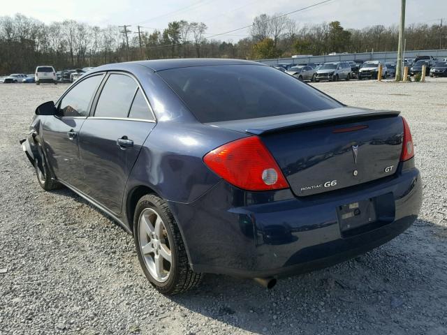 1G2ZH57N294103185 - 2009 PONTIAC G6 GT BLUE photo 3