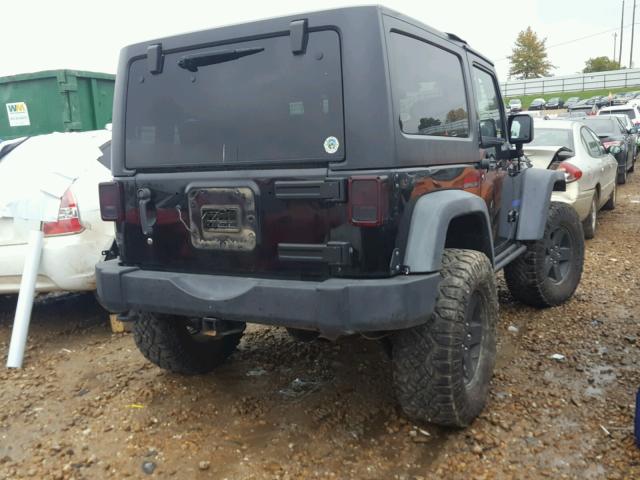 1J4AA2D19BL636427 - 2011 JEEP WRANGLER S BLACK photo 4