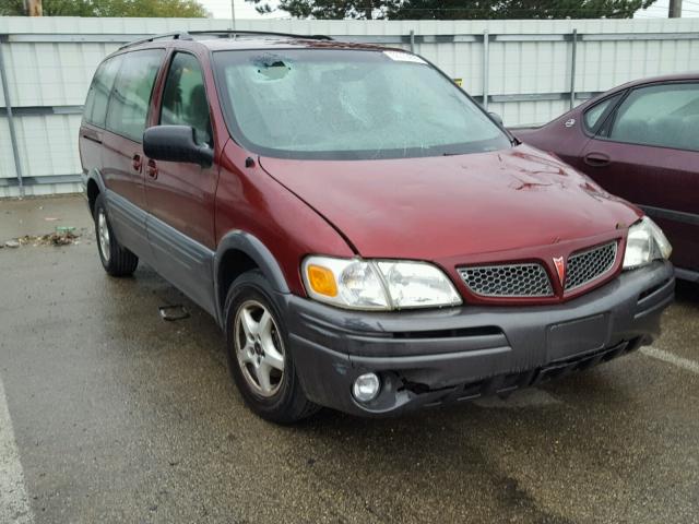 1GMDX03E33D247588 - 2003 PONTIAC MONTANA RED photo 1