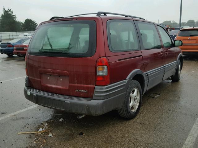 1GMDX03E33D247588 - 2003 PONTIAC MONTANA RED photo 4