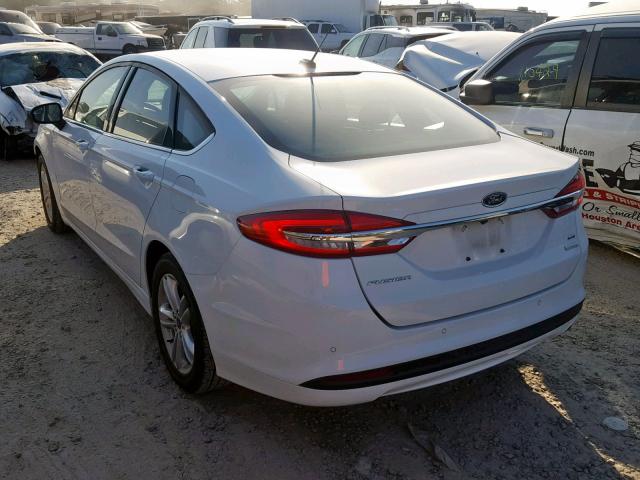 3FA6P0H76JR278450 - 2018 FORD FUSION SE TAN photo 3