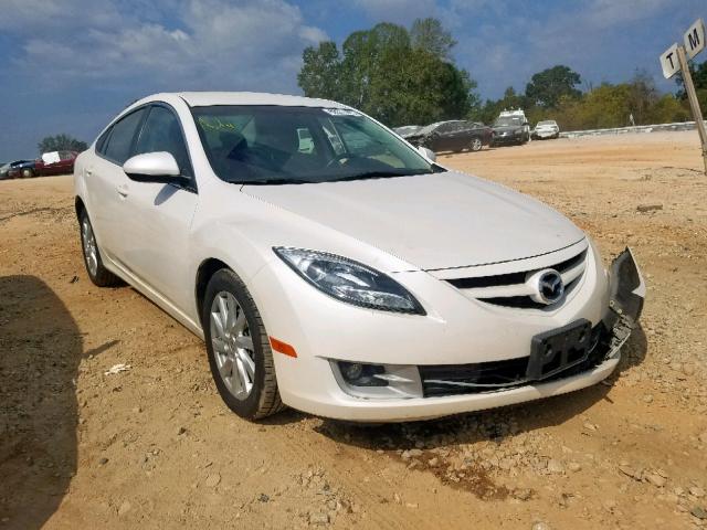 1YVHZ8DHXC5M38842 - 2012 MAZDA 6 I WHITE photo 1