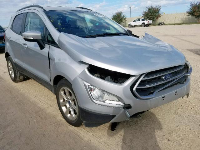 MAJ3P1TE6JC168771 - 2018 FORD ECOSPORT S GRAY photo 1