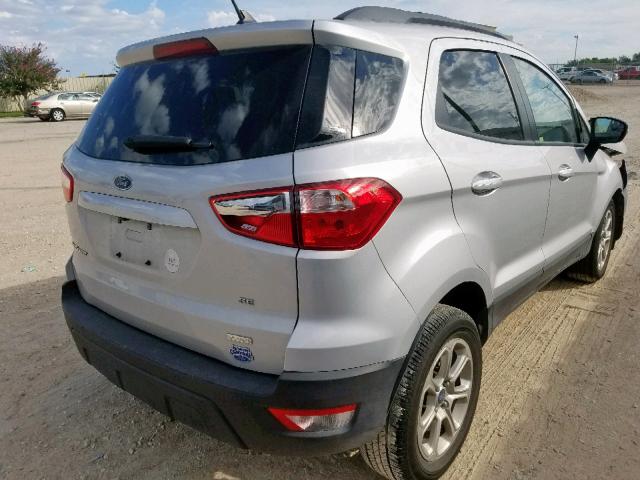 MAJ3P1TE6JC168771 - 2018 FORD ECOSPORT S GRAY photo 4