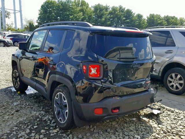 ZACCJBCT0FPB46316 - 2015 JEEP RENEGADE T BLACK photo 3