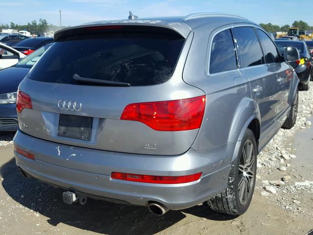 WA1EV74L58D029917 - 2008 AUDI Q7 4.2 QUA GRAY photo 4