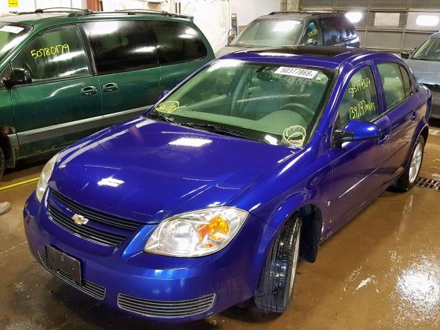 1G1AL58F477378771 - 2007 CHEVROLET COBALT LT PURPLE photo 2