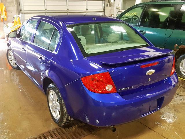 1G1AL58F477378771 - 2007 CHEVROLET COBALT LT PURPLE photo 3