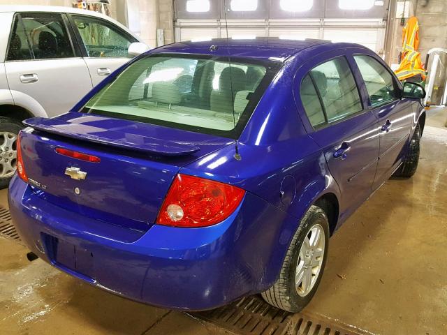 1G1AL58F477378771 - 2007 CHEVROLET COBALT LT PURPLE photo 4