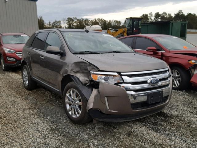 2FMDK3JC2CBA22991 - 2012 FORD EDGE SEL GRAY photo 1