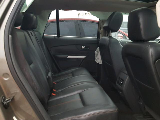 2FMDK3JC2CBA22991 - 2012 FORD EDGE SEL GRAY photo 6