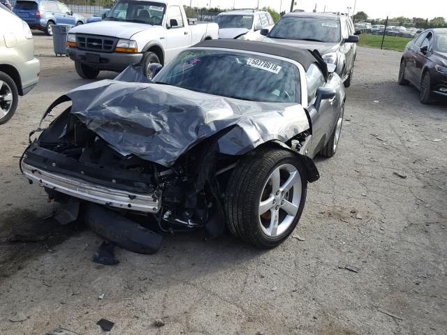 1G2MB35B78Y122380 - 2008 PONTIAC SOLSTICE GRAY photo 2