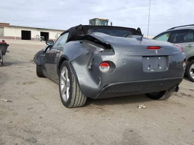 1G2MB35B78Y122380 - 2008 PONTIAC SOLSTICE GRAY photo 3