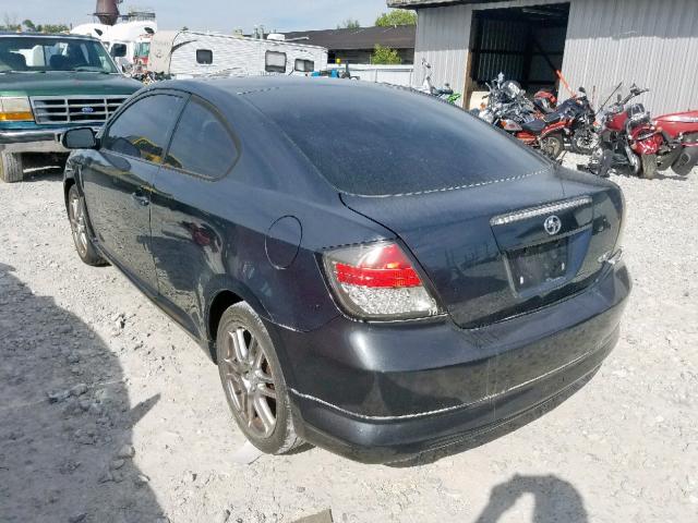 JTKDE177960072926 - 2006 TOYOTA SCION TC შავი ფოტო 3