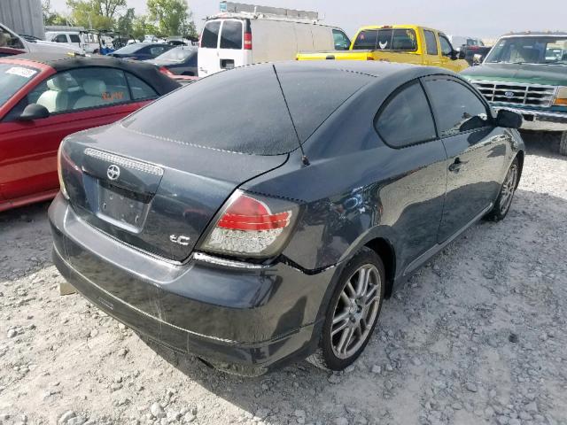 JTKDE177960072926 - 2006 TOYOTA SCION TC შავი ფოტო 4