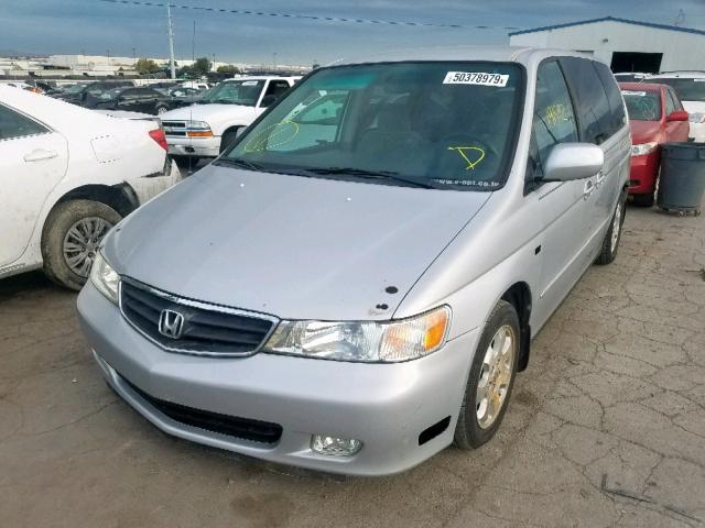 5FNRL18664B142325 - 2004 HONDA ODYSSEY EX SILVER photo 2