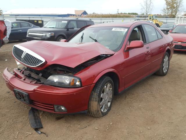 1LNHM87A63Y689113 - 2003 LINCOLN LS RED photo 2