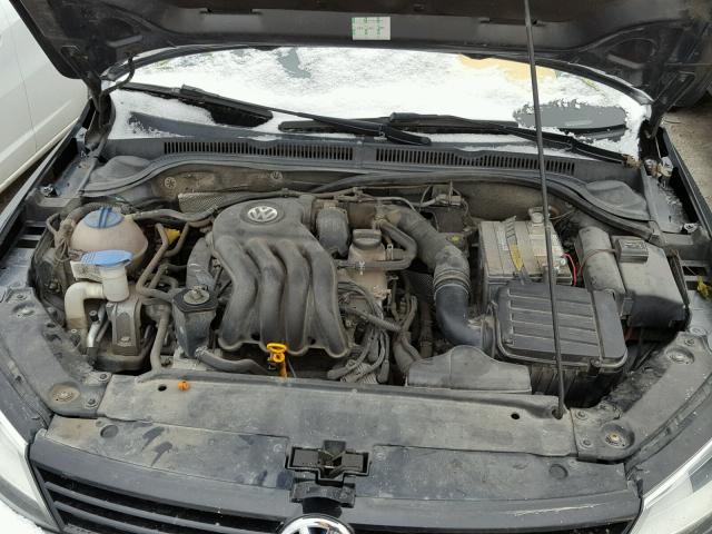 3VW2K7AJ1DM405092 - 2013 VOLKSWAGEN JETTA BASE 灰色 照片 7