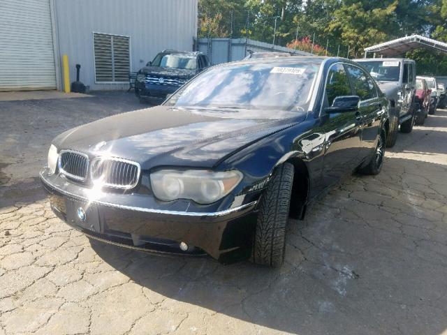 WBAGN63453DS45274 - 2003 BMW 745 LI BLACK photo 2