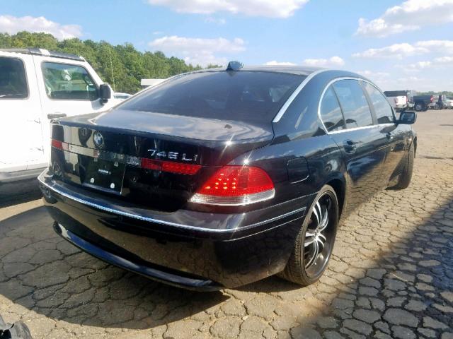 WBAGN63453DS45274 - 2003 BMW 745 LI BLACK photo 4