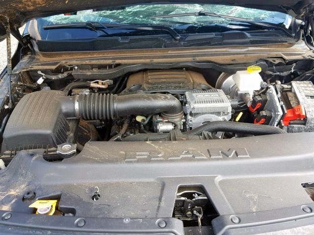 1C6SRFET8KN569051 - 2019 RAM 1500 REBEL გრაფიტი ფოტო 7