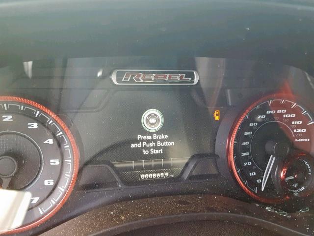 1C6SRFET8KN569051 - 2019 RAM 1500 REBEL გრაფიტი ფოტო 8