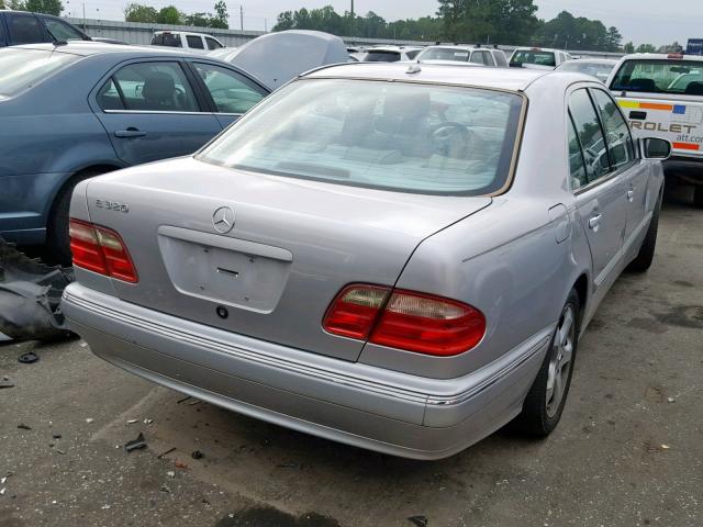 WDBJF65J42B497891 - 2002 MERCEDES-BENZ E 320 SILVER photo 4