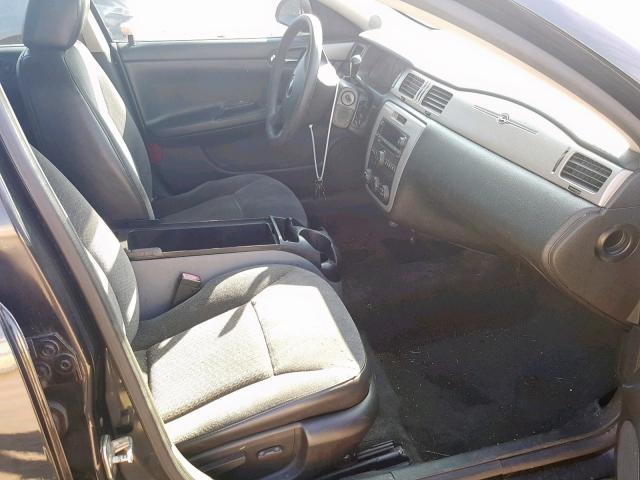 2G1WS583389222669 - 2008 CHEVROLET IMPALA POL BLACK photo 5