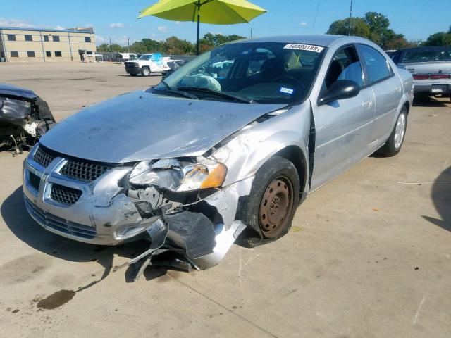 1B3EL46X15N565975 - 2005 DODGE STRATUS SX SILVER photo 2