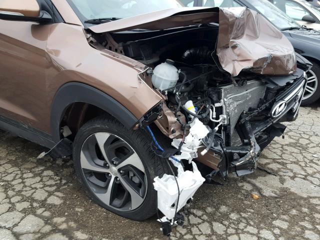 KM8J3CA23GU242860 - 2016 HYUNDAI TUCSON LIM BROWN photo 9