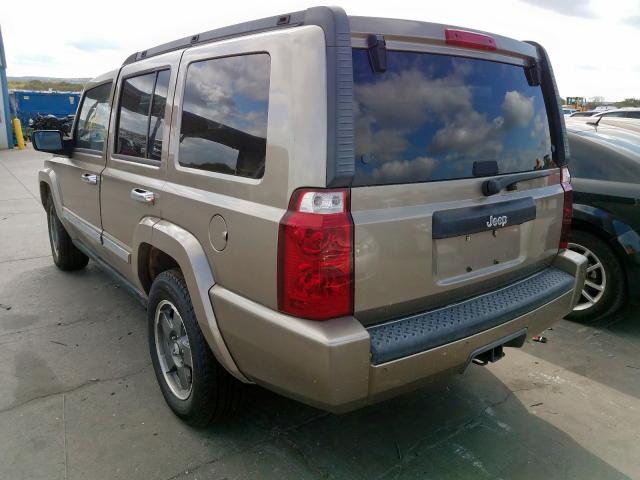 1J8HH48NX6C153732 - 2006 JEEP COMMANDER GOLD photo 3