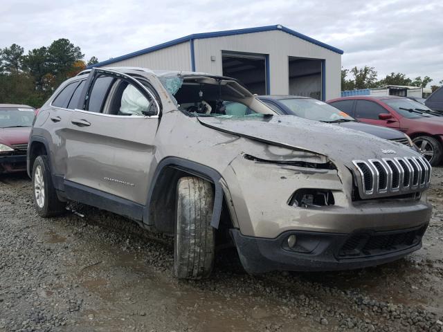 1C4PJLCB3HW507400 - 2017 JEEP CHEROKEE L TAN photo 1