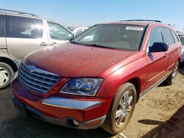 2A4GM68446R639729 - 2006 CHRYSLER PACIFICA T RED photo 2