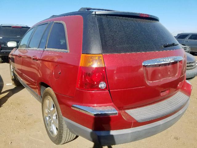 2A4GM68446R639729 - 2006 CHRYSLER PACIFICA T RED photo 3